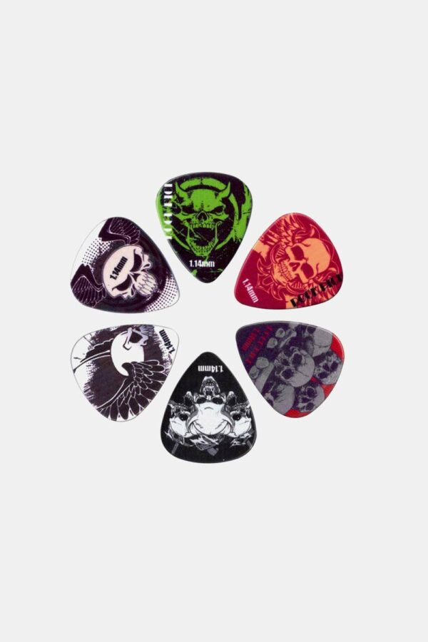 SET PICKS BOSTON CELULOIDE 1.14mm 6 Uds.