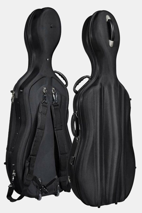 Estuche chelo 4/4 Leonardo espuma 53kg negro