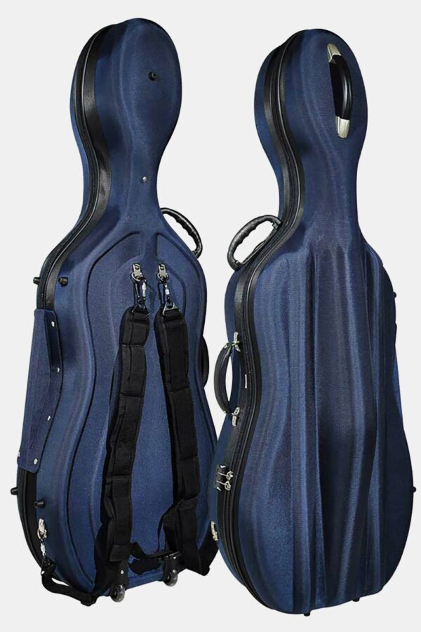 Estuche chelo 4/4 Leonardo espuma 53kg azul