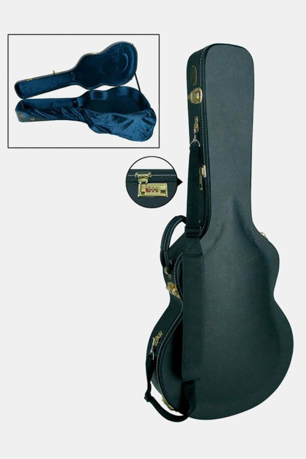 ESTUCHE BOSTON DELUXE PARA GUITARRA MODELO 335 DE MADERA