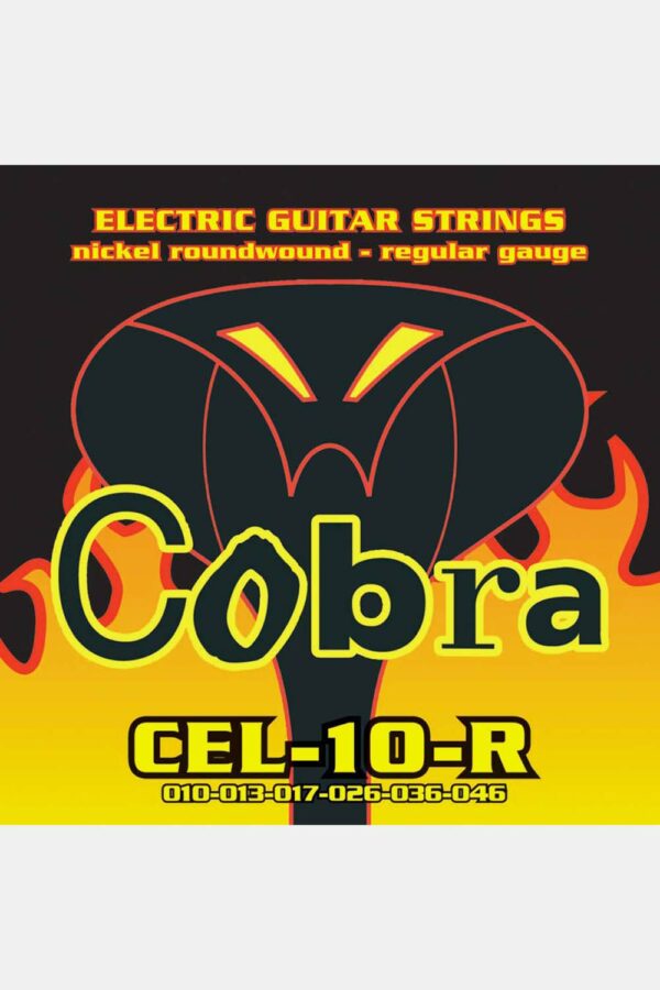 JUEGO DE CUERDAS COBRA PARA GUITARRA ELÉCTRICA NÍQUEL ROUNDWOUND REGULAR
