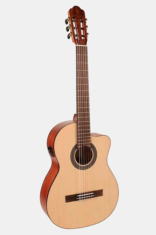 Guitarra EC Salvador abeto/sapeli satinada