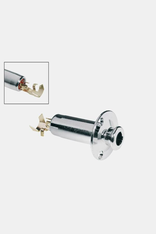 CONECTOR JACK HEMBRA BOSTON 6.3mm CROMADO
