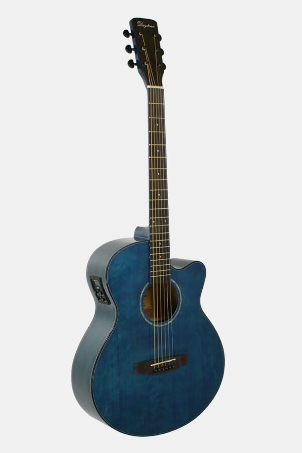 GUITARRA ACÚSTICA DAYTONA MINI JUMBO ELECTRIFICADA AZUL