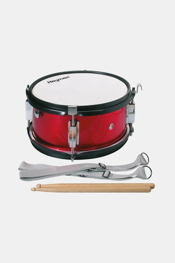 Tambor marcha Jr Hayman 12x7pg c/cint. rojo