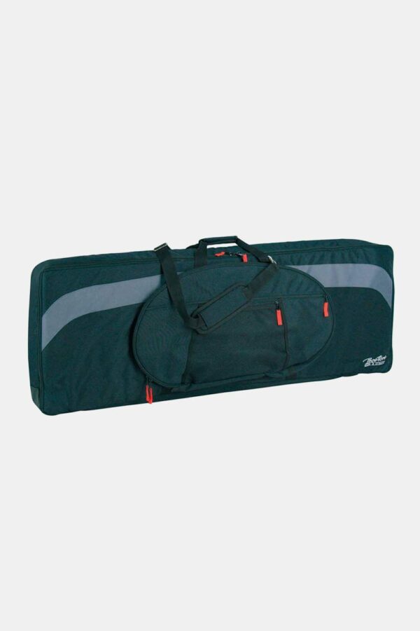 Funda Boston teclado 130x36x13cm neg/gris 25mm