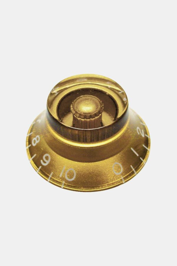 BOTÓN CAMPANA BOSTON DORADO TRASLÚCIDO