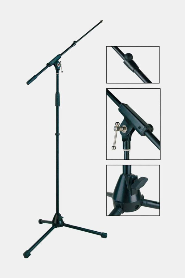 SOPORTE MICRÓFONO BOSTON SERIE STAGE PRO BRAZO TELESCÓPICO