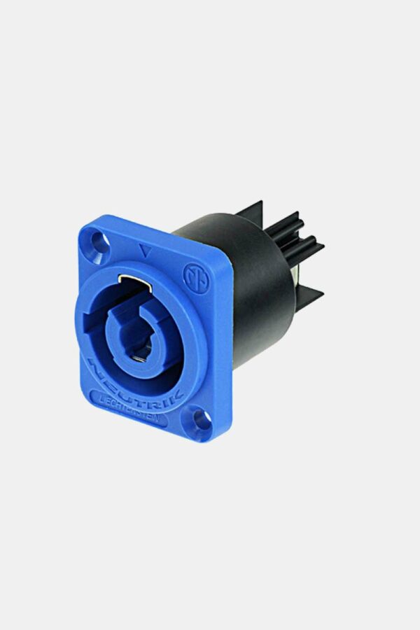 Conector de chasis de fuente de alimentación, macho, 20 amperios, 3 polos