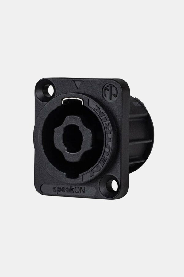 Conector de chasis Speakon, 4 polos, cuadrado pequeño