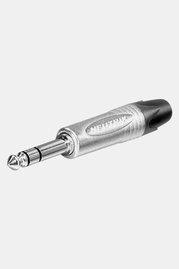 Conector jack de 6,3 mm, 3 polos, contactos de níquel
