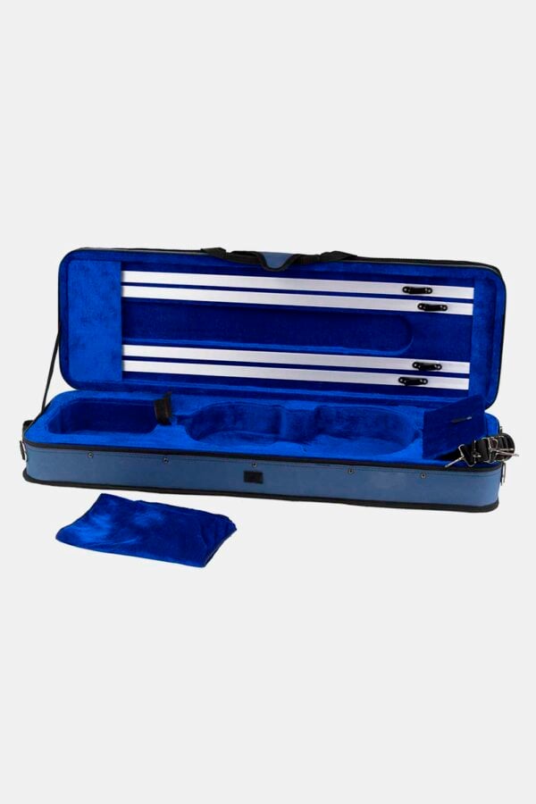 Estuche violín 4/4 Leonardo rectan. espuma azul