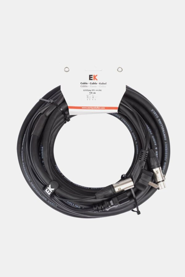 CABLE EK MIXTO AUDIO - ALIMENTACIÓN 15m
