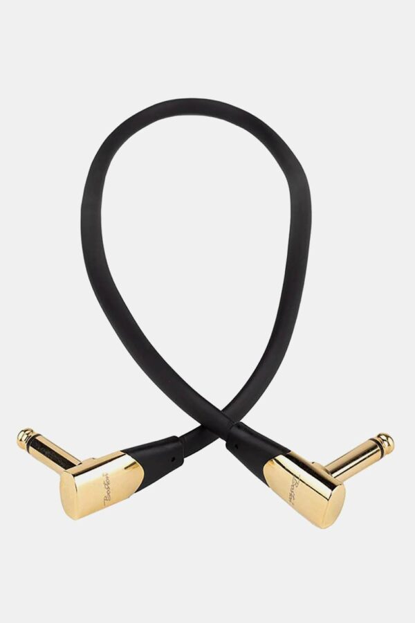CABLE PLANO BOSTON 0.45m NEGRO JACK X 2