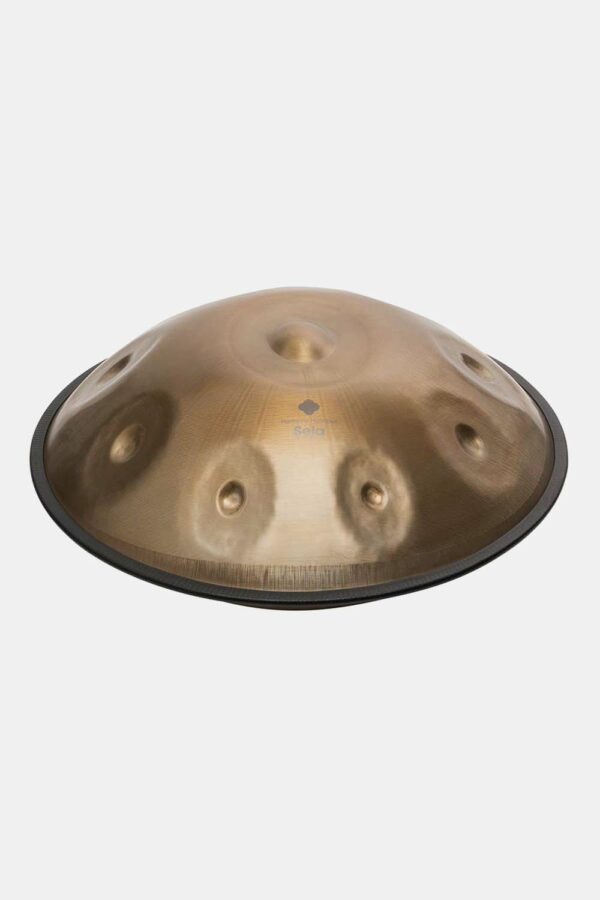 Handpan de acero inoxidable Bb2 Amara 440 Hz, con almohadilla