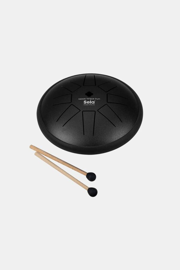tongue drum 6, 8 lengüetas, C major, negro