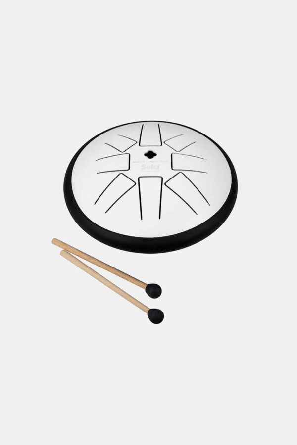 tongue drum 6, 8 lengüetas, G minor, blanco