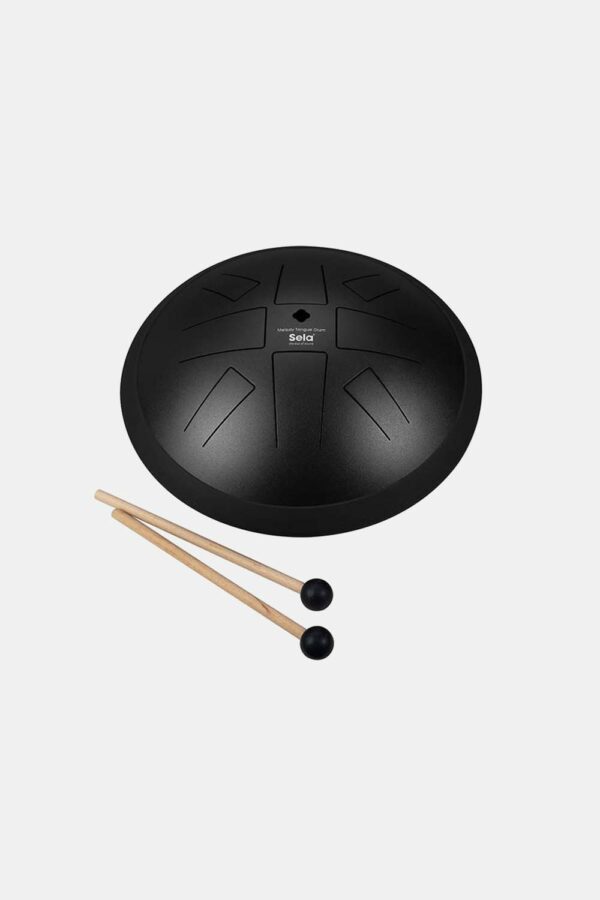 tongue drum 10, 8 lengüetas, A Hirajoshi, negro