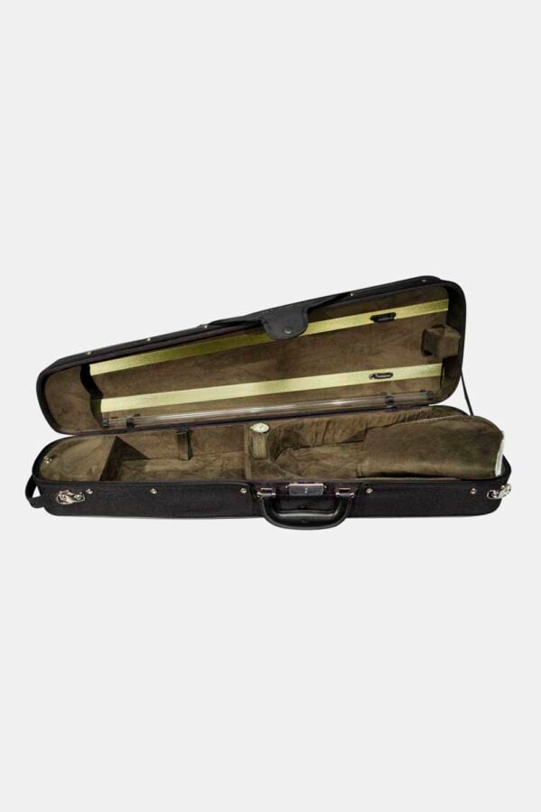 Estuche violín madera 4/4 Leonardo forma negro