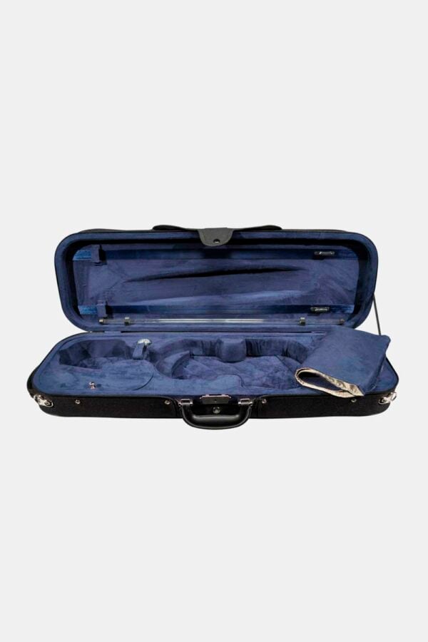 Estuche violín 4/4 Leonardo rectan. espuma negro
