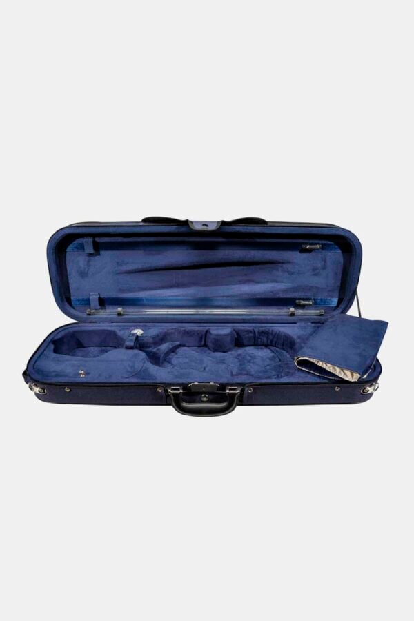 Estuche violín 4/4 Leonardo rectan. espuma azul