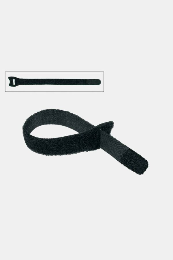 BRIDAS DE VELCRO BOSTON NEGRAS 10x150mm 12 uds